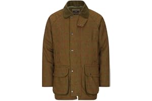 WALKER AND HAWKES - Men's Green Sage Durable Derby Tweed Barlaston Hunting Shooting Waterproof Jacket
