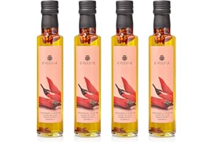La Chinata Aceite Oliva Virgen Extra Guindilla - 250 ml (250 ml (Paquete de 4), 1000, mililitro)
