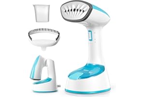 Yabano Clothes Steamer Handheld, Folding Steam Iron Design Garment Wrinkles Remover, 20g/min Strong Penetrating Steam, 20S Fast Heat-up, for Home, Office, Travel Iron