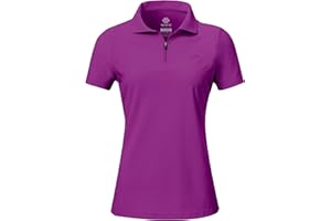 AjezMax Damen Sport Poloshirt Kurzarm Golf Tennis Polohemd Leicht Atmungsaktiv Sommer T-Shirts