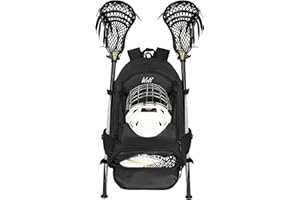 WOLT Lacrosse Bag-Lacrosse Backpack with Two Sticks Holder-Large Field Hockey Bag Holds All Sport Gears