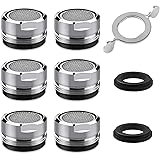 Rompigetto M24, 6 pz. Aeratore Rubinetto Filtri Rubinetti Lavandino per Cucina e Bagno, con Filtro in Acciaio Inox e ABS tra 