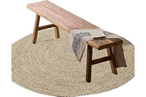 JOSIAHCQ Farmhouse Entryway Wood Dining Bench Seat Wooden End of Bed Bench Indoor Narrow Window Bench for Bedroom Dining Table Living Room Kitchen Hallway(160cm(63in))