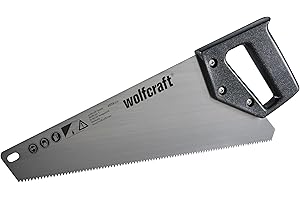wolfcraft 4024000 - Scie Égoïne - Longueur 350 mm - Pour Plaques de Plâtre, Plastique et Bois