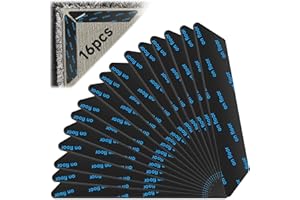 Arvoni 16 Piezas Antideslizante Alfombra, Antideslizante para Alfombras 18x3 cm 0,2 cm de Grosor, Adhesivo para Alfombra Lavable y Reutilizable, para Alfombras y Suelos