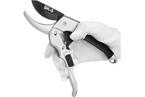 JYWYBF Garden Secateurs, Professional Pruning Shears with Sharp and Stainless Steel Blade, Non-Slip Handle, Garden Scissors, Anvil Secateurs