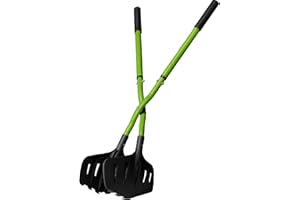 EARTHWISE POWER TOOLS BY ALM Earthwise 50002 Gator Grabber Telescoping Leaf Clean-Up Tool, Green/Black