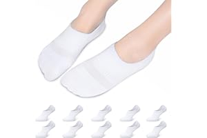 Falechay 10 Paires Chaussettes Basses Femme Soquettes Invisibles Hommes Courte Socket