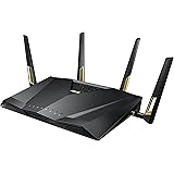 ASUS RT-AX88U - Router Gaming AX6000 Doble Banda Gigabit (Triple VLAN, Wifi 6, compatible PS5, Ai-Mesh soportado, WTFast Acel