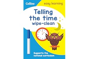 Telling the Time Wipe Clean Activity Book: Ideal for home learning