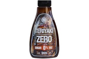 RABEKO PRODUCTS Rabeko Zero Sauce - Teriyaki, 1 x 425 ml sans sucre et peu de matières grasses - produits sains, faible en glucides et en calories pour salades, frites, burgers, grillades - sans gluten ni lactose