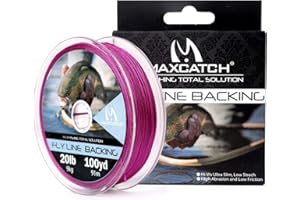 SPRINTON Maxcatch Braided Fly Fishing Line Backing Line 20/30LB, 92m/100yds, 275m/300yards
