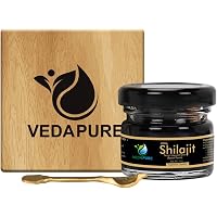 Vedapure Natural & Pure Ayurvedic Raw Shilajit/Shilajeet Resin Supports General Weakness, Power, Strength & Stamina for…