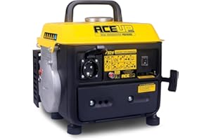 Aceup Energy - Generador eléctrico a gasolina con toma de corriente de 230 V, 750 W