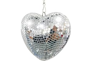 SUNSHINE SMILE Boule à Facettes Disco,Boule à facettes à Suspendre pour Décoration,Boule à Suspendre,Disco Boule à Facette Miroir,Idéale pour Soirées Ambiance Disco,Décoration de Célébration de Mariage
