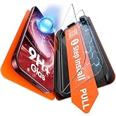 TAURI Screen Protector for iPhone 18 Pro Max [1 Step Installation] | With Dustless Self-Installation Tool, 2 Pieces Tempered