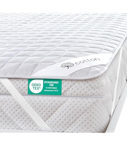 Twillie Matrasbeschermer King Size 150 x 200 cm Waterdicht en Ademend - Hoge Kwaliteit - ÖKO-TEX® en Aegis® Gecertificeerd - Hypoallergeen - Anti-Mijt - Antibacterieel - 100% Polykatoen Matrashoes