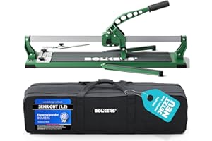 BOLKERS® ProCut L 1000 Fliesenschneider - Fliesenschneider 1000mm Schnittlänge - präzise Schnitte Dank Wolframcarbid-Schneidrad mit Kugellager - Flisenschneidmaschine mit magnetischem Brechstempel