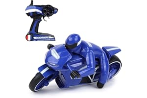 TURBO CHALLENGE - Moto Sport - Gendarmerie - Blu - 095998 - Giocattolo radiocomandato - Plastica - 5 anni