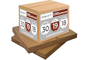 Robustt 5 Ply 30"X19"X18" Cardboard Boxes for Packaging (Pack of 3) | Brown Corrugated Box for Packing | Shipping | Home Shifting | Parcel | Courier Packing box | Large Carton Box
