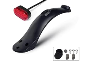 Yungeln Parafango Posteriore per Monopattino con fanali Posteriori Compatibile con Scooter Elettrico Xiaomi 1S M365 Pro