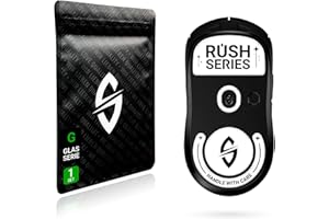 SensoryBoost Set di piedini in vetro Rush per Logitech G PRO X Superlight - Ultra veloci e delicati, lucidati, bordi arrotondati, enorme durata - Piedini di ricambio per mouse, pattini - Accessori per