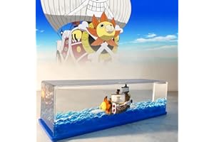 Tuzsocr One Piece - Thousand Sunny New World Version Drift Bottle,Never Sinks Titanic Toy Cruise Ship,Acrylic Black Pearl Pirate Ship Fluid Desktop Ornament,for Home Decor & Boys Girls Gifts (Style 4)