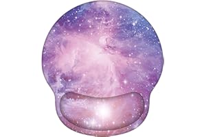 SHESHY Mouse Mat, Mouse Pads with Wrist Support, Non-slip Rubber Base,Milk Silk Fabric with comfortable, Ergonomic, Novel patterns Beautiful and Fashionable