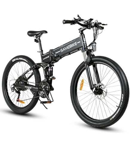 Bicicletta Donna Bici Elettrica Pieghevole SAMEBIKE 20'' - 48V10.4AH,  Shimano 7 Velocit� Samebike Elettrica