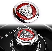 Car Gear Shift Knob Shifter Center Badge Emblem Cover for XJL XE XF F-Pace