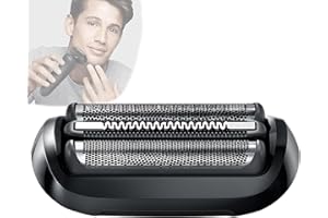 YANZIYARON 53B for Braun Series 5/6 Replacement Head,53B Electric Foil & Cutter Replace Blade Wet and Dry Suitable for Braun S5/6 ProSkin 50-R1000s 50-R1300s 50-R1320s 50-B1300s,etc Model (53B)