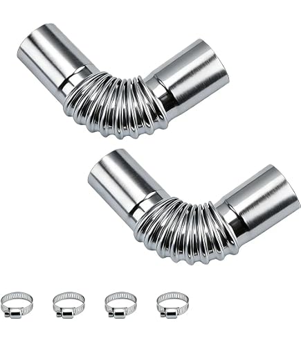Kit Tubo Ductore Scaldante 75MM Con Due Connettori 60MM E Uscita Aria