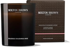 Molton Brown Delicious Rhubarb & Rose - Candela profumata, 190 g