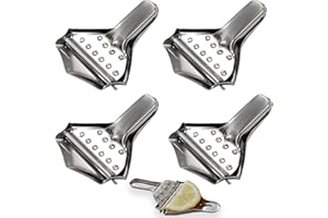 FLOTRUTE 4 Stück Handheld Zitronenpresse, Zitronenpresse Handpresse, Zitruspresse Manuell, Anti-Ätzmittel, Schweres Saftpresse Manuell, für Küche, Restaurant,Bar, Sicher und Langlebig