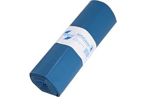 Deiss 10023 Premium - Bolsas de basura (20 unidades, 900 x 1100 x 0,06 mm), color azul