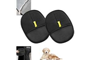 GAHWA Guantes Removedores Pelo para Mascotas, 2025 Guantes Aseo para Mascotas Doble Eliminador Pelo Estático para Perros y Gatos, Pets Double Sided Grooming Glove, Pet Hair Remover Gloves (2-PCS)