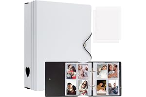 200 fickor fotoalbum för Fujifilm Instax Mini 11 12 9 8 7+ LiPlay-film, fotokortbindare för Polaroid SnapTouch PIC-300 Z2300