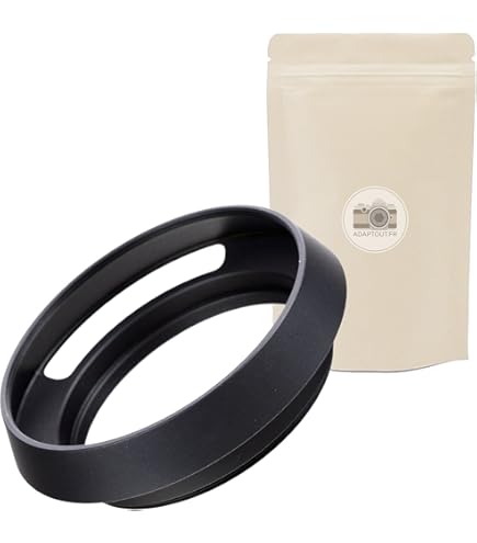 49mm-52mm Anneaux Step Up Ring en Métal Adaptateur Filtre Anneau Noir