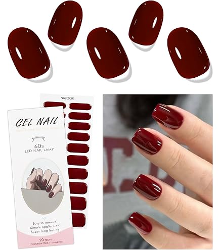 JMEOWIO Glitzer Nagelfolien Dunkelblau – Selbstklebend, UV-härtend, Inkl. Zubehör, Für DIY Nageldesign
