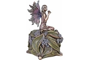 PALAZZO INT Vintage puszka z pokrywką, elf, wróżka, secesja, szkatułka na biżuterię, Villa Galadriel puszka WU72931A4 Palazzo Ekskluzywna