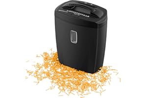 ‎GENIE Genie 580XCD Plus Aktenvernichter | Papierschredder | Partikelschnitt | Schredder bis 10 Blatt | CD/DVD & Kreditkartenvernichtung | Sicherheitsstufe P-4 | 21 Liter Abfallbehälter | Geräuscharm