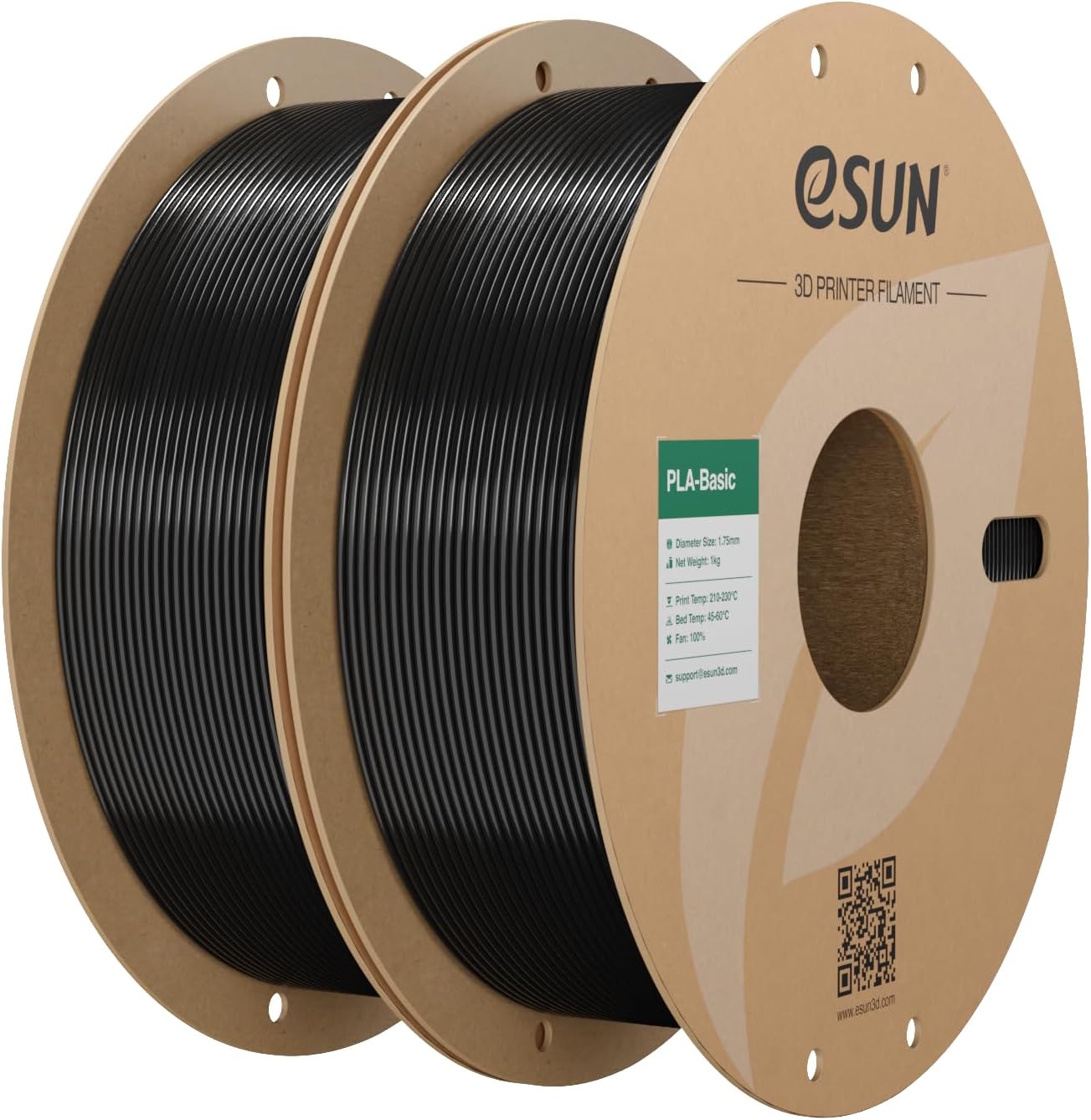 Bilan des Avis Consommateurs Vérifiés sur eSUN PLA Basic Filament 1 75mm svart 2KG Hög