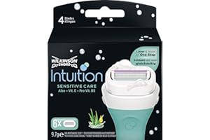 ‎WILKINSON SWORD Wilkinson Sword Intuition Sensitive Care Rasierklingen für Damen Rasierer, 6 St