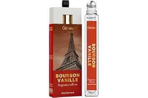 Gya Labs Bourbon Vanilla Fragrance Roll On - Aceite de perfume de vainilla Bourbon Roll On para hombres y mujeres - Aceite de perfume de vainilla Bourbon para la piel (10ml)