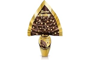 PALUANI Sperlari - Uovo Cioccolato Fondente e Nocciole Intere Italiane - 350 gr