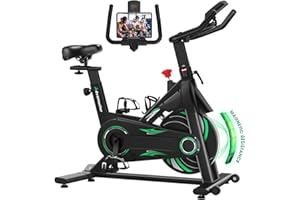 ‎ADVAMSOLER Advamsoler Heimtrainer Fahrrad, Leises Hometrainer Fahrrad mit Magnetwiderstand, LCD Display & Tablet-Halter für Zuhause, Indoor Kardio Training Spinning Bike, Bis 160KG