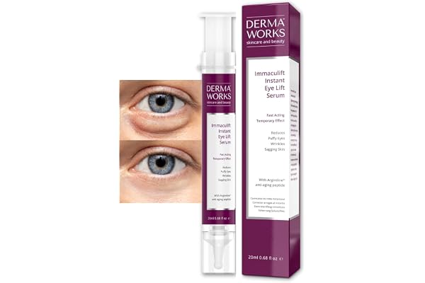 DERMAWORKS Immaculift Sérum Liftant Instantané – Soin Anti-Rides Puissant pour un Effet Tenseur Immédiat – Lifting Visage et Contour Redéfini – Formule Avancée pour Peau Raffermie