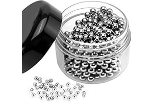 CAM2 1000 Balls 304 Stainless Steel Cleaning Beads, Quick Cleaning without Scratches, for Carafes, Bottles, Vases, Narrow Neck Bottles