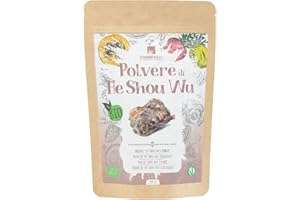 Erbavoglio Polvere di He Shou Wu Bio - 125 g - Alimento biologico - Tradizionale rimedio per supportare la vitalità, la salute dei capelli e l'equilibrio ormonale.