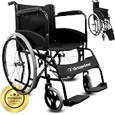 OrtoPrime Lightweight Folding Wheelchair Self-Propelling Wheelchairs for Adults &ndash; Folding Wheelchairs &ndash; Orthopedic Wheelchair